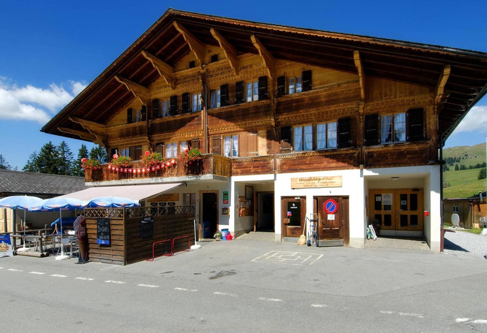 Chambre Double Doppelzimmer Camping Jaunpass Boltigen ภายนอก รูปภาพ