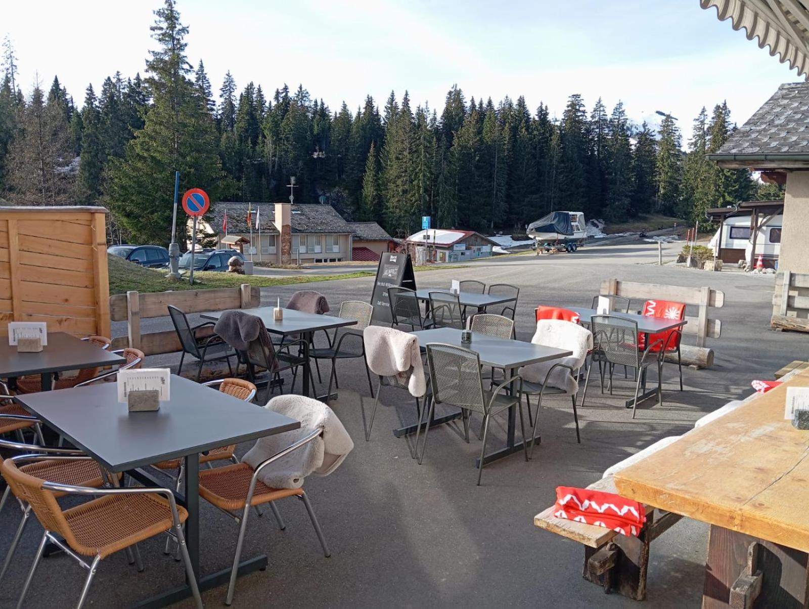 Chambre Double Doppelzimmer Camping Jaunpass Boltigen ภายนอก รูปภาพ